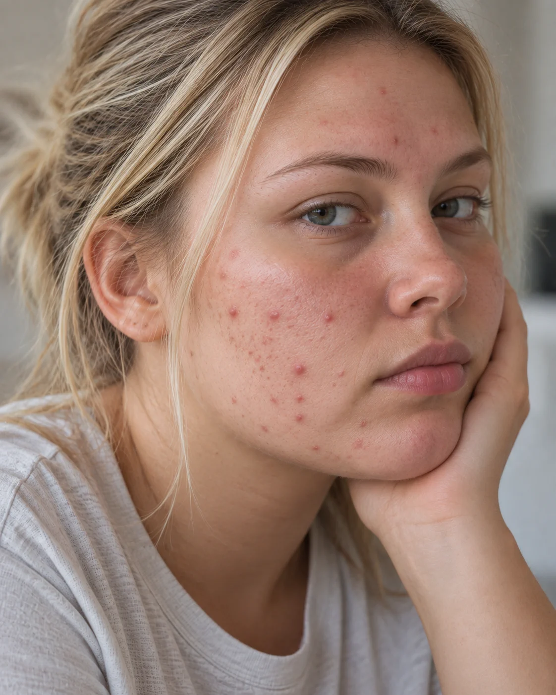 Close-up category illustration for acne and congestion
